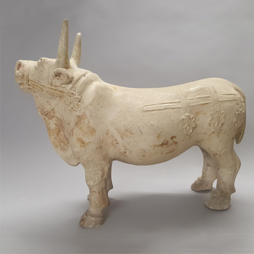 隋朝黄釉陶牛 【藏品之三】