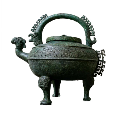 春秋战国时期青铜器“龙首盉” 【藏品之九】