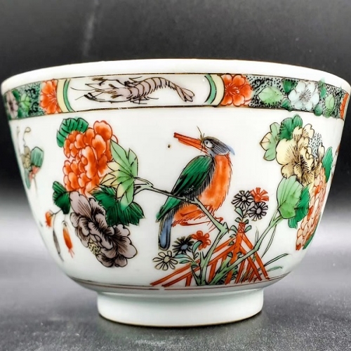 康熙五彩花鸟纹碗【藏品之36】